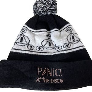 Panic At The Disco Pom Pom‎ Beanie Hat Adult Size
